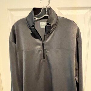 Callaway Half Zip Sweatshirt, Gray Pebbled Fabric Size Large, like new